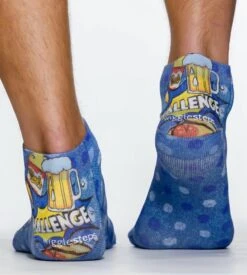 Socquettes Homme Pizza Challenge-M -Lingerie Sipp Boutique socquettes pizza challenge m imprime multicolore 3