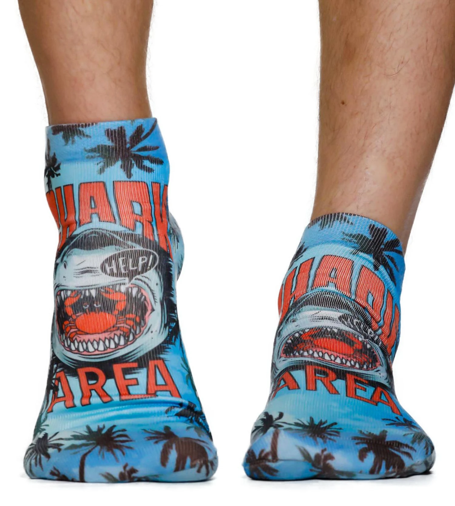 Socquettes homme Shark Area Socquettes Homme Shark Area -Lingerie Sipp Boutique socquettes shark area imprime multicolore 1