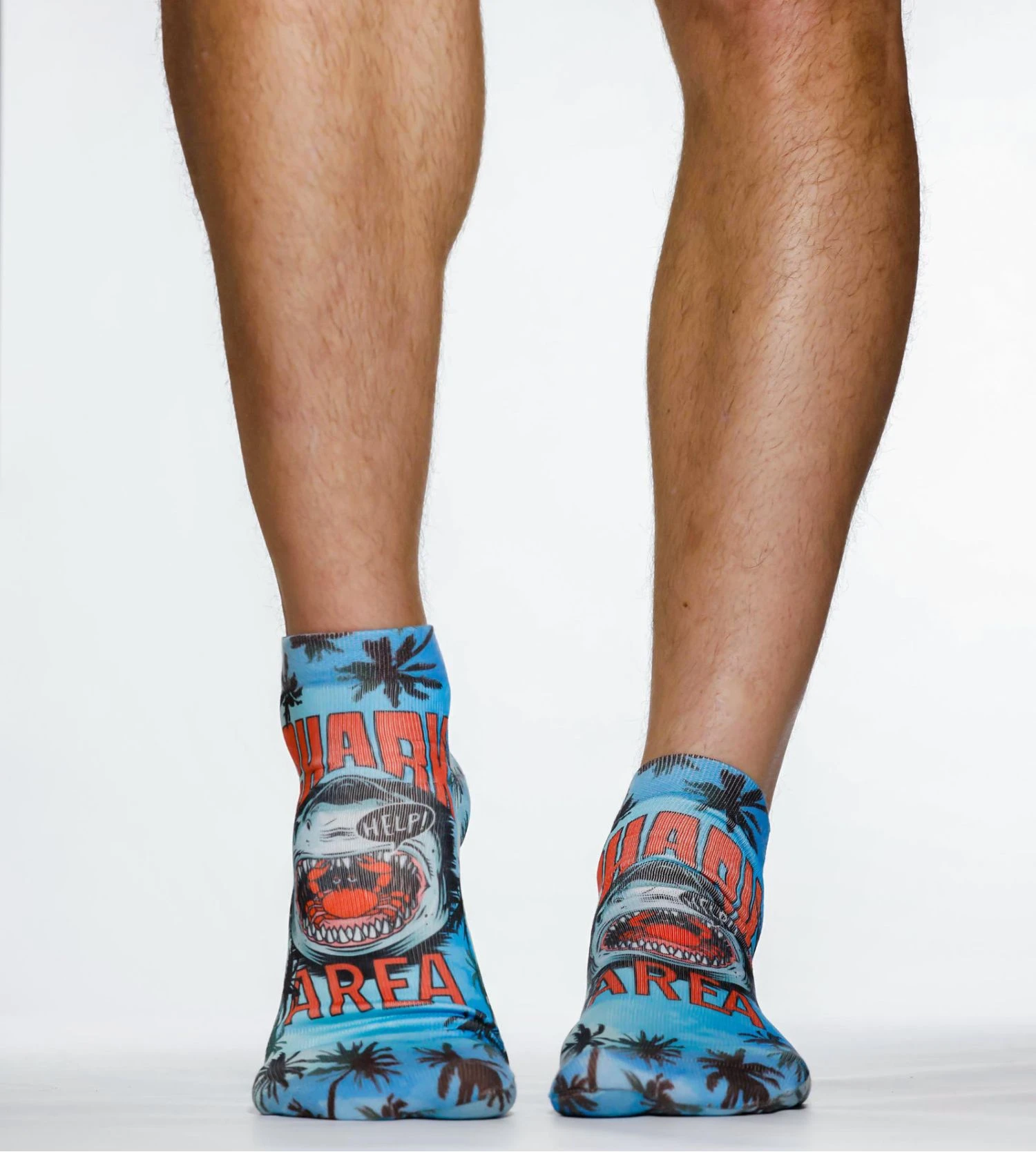 Socquettes homme Shark Area Socquettes Homme Shark Area -Lingerie Sipp Boutique socquettes shark area imprime multicolore