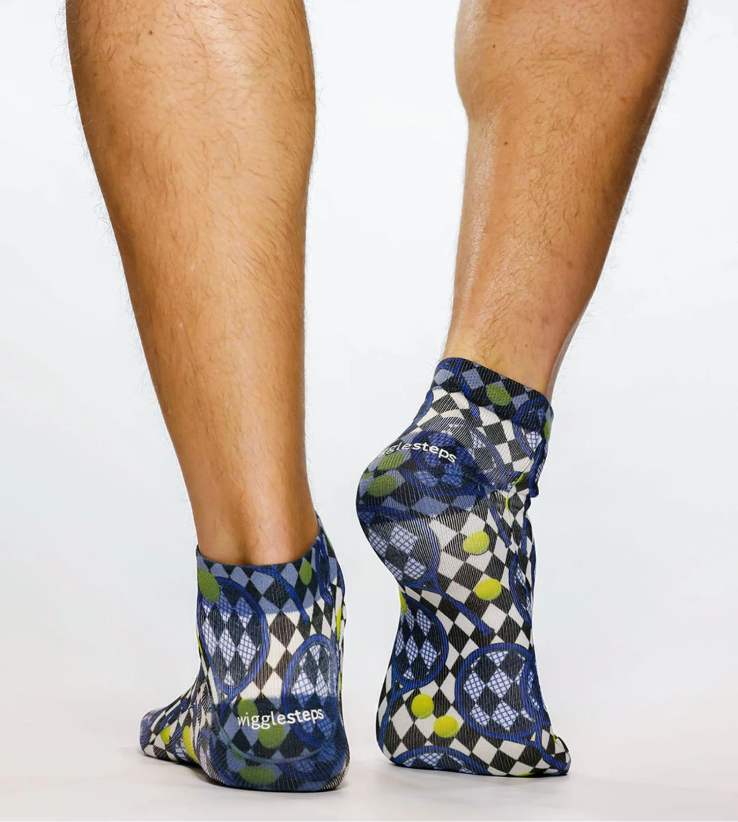 Chaussettes homme Blue Racket Chaussettes Homme Blue Racket -Lingerie Sipp Boutique socquettes sneaker blue racket imprime multicolore 3