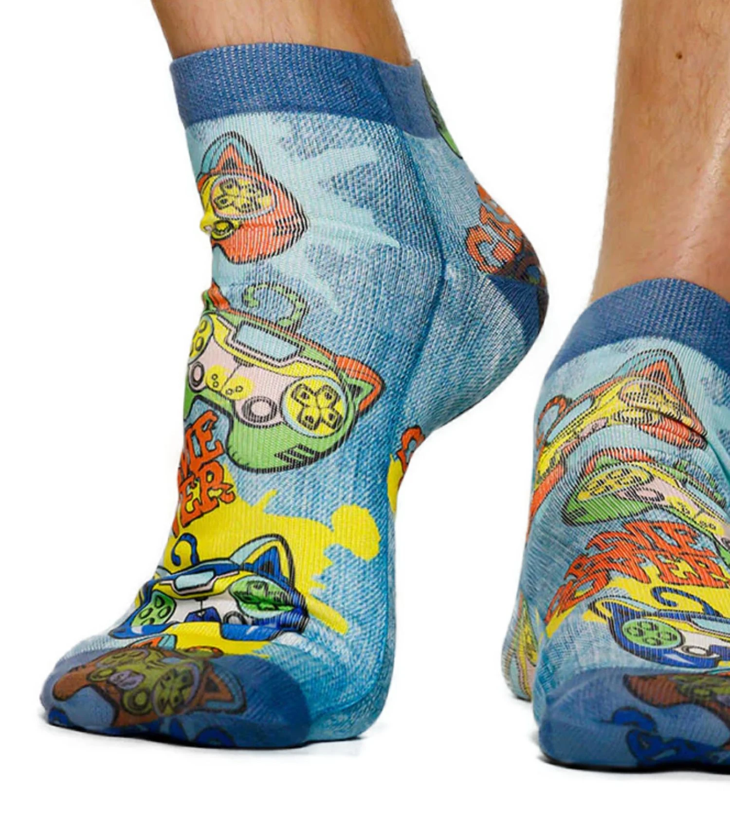 Chaussettes homme Gaming I Chaussettes Homme Gaming I -Lingerie Sipp Boutique socquettes sneaker gaming i imprime multicolore 1