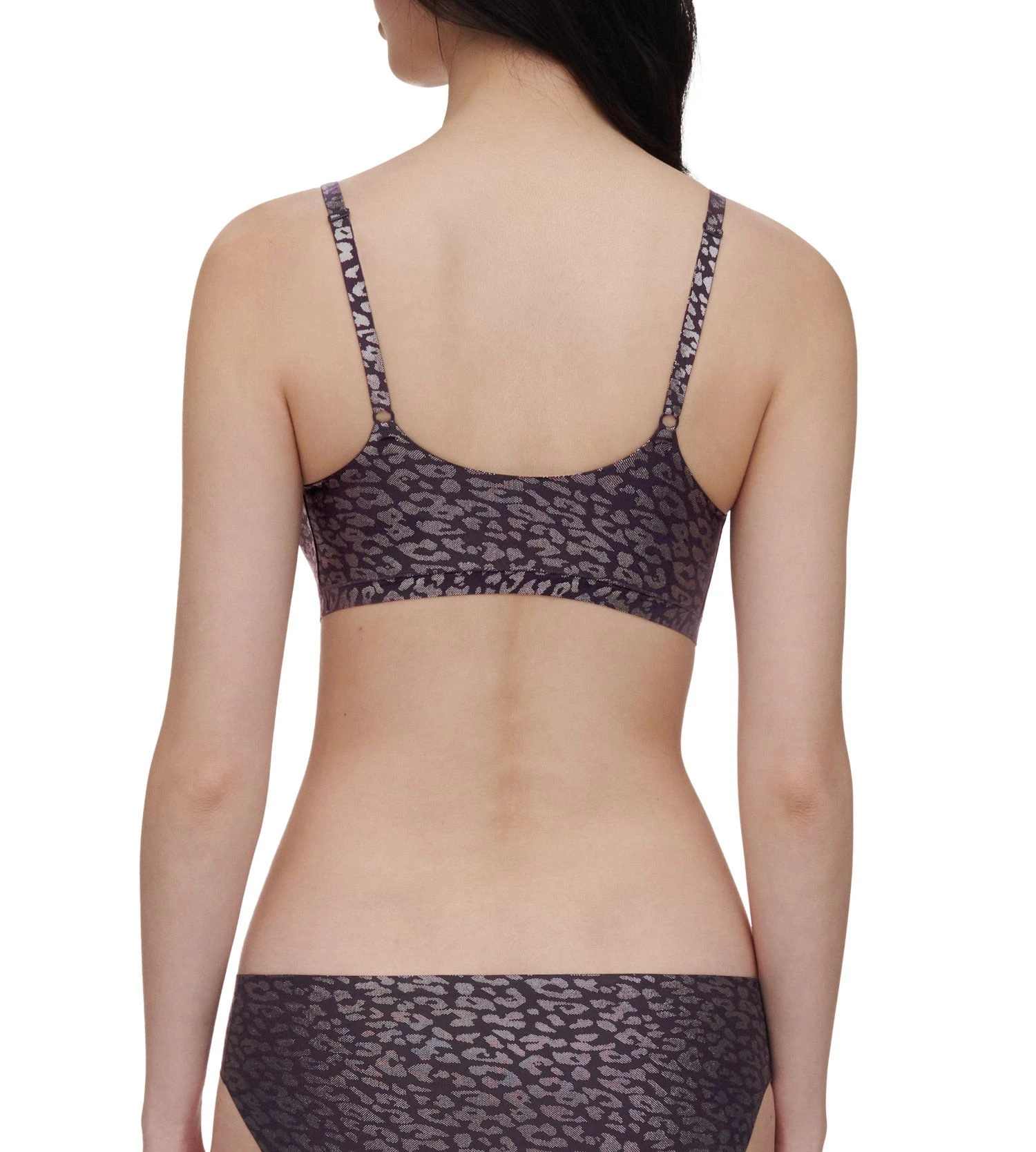 Brassière SoftStretch à bretelles fines Imprimé Encre Scintillant Chantelle Brassière SoftStretch à Bretelles Fines Imprimé Encre Scintillant -Lingerie Sipp Boutique softstretch bralette bf padee a60 imp encre scintillant 3