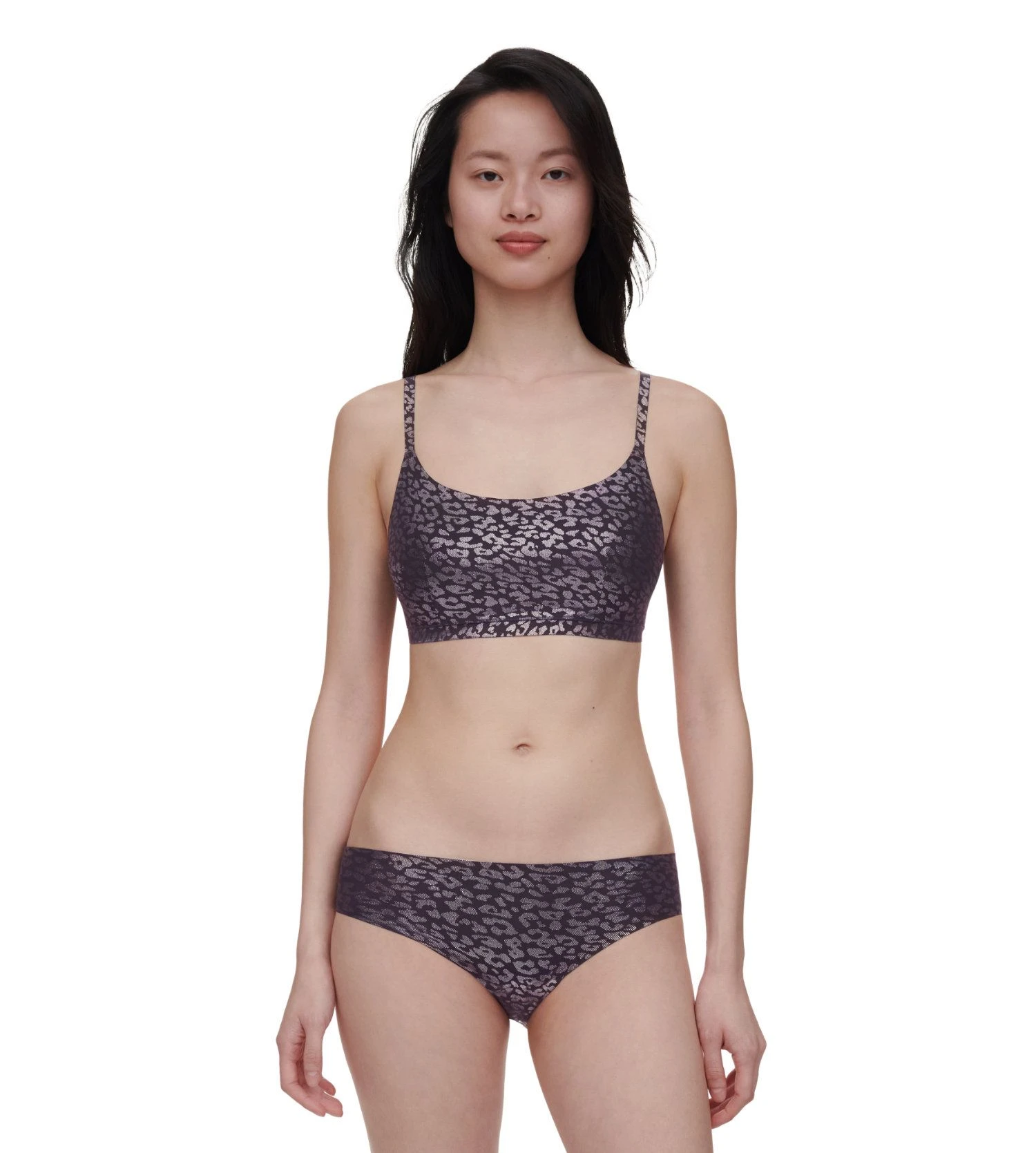 Brassière SoftStretch à bretelles fines Imprimé Encre Scintillant Chantelle Brassière SoftStretch à Bretelles Fines Imprimé Encre Scintillant -Lingerie Sipp Boutique softstretch bralette bf padee a60 imp encre scintillant 5