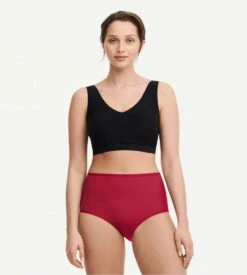 Chantelle Culotte Maxi SoftStretch Rouge Passion -Lingerie Sipp Boutique softstretch culotte maxi 0me rouge passion 5