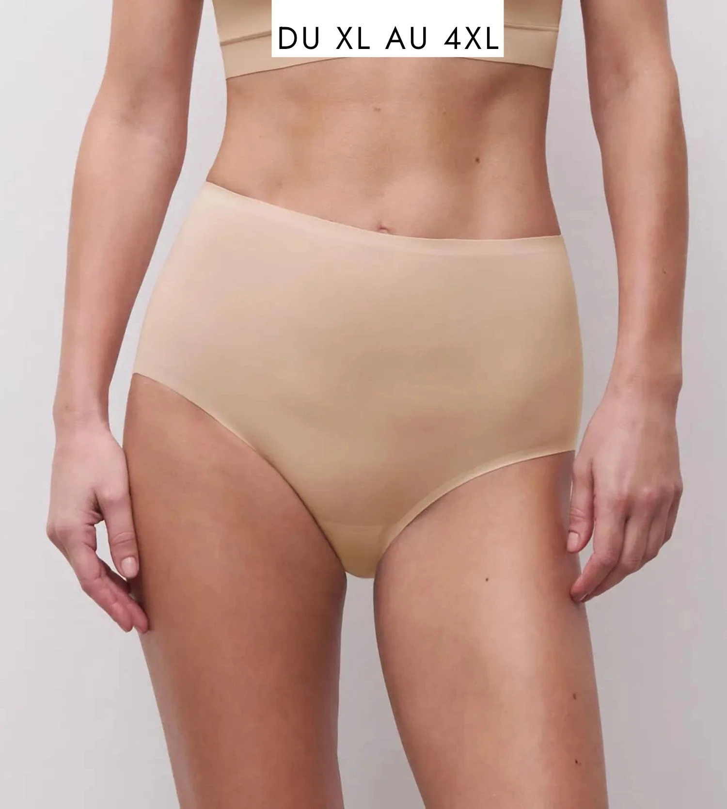 Culotte maxi +size (XL - 4XL) SoftStretch Beige Doré Chantelle Culotte Maxi +size (XL - 4XL) SoftStretch Beige Doré -Lingerie Sipp Boutique softstretch culotte maxi grande taille 01n beige dor peau