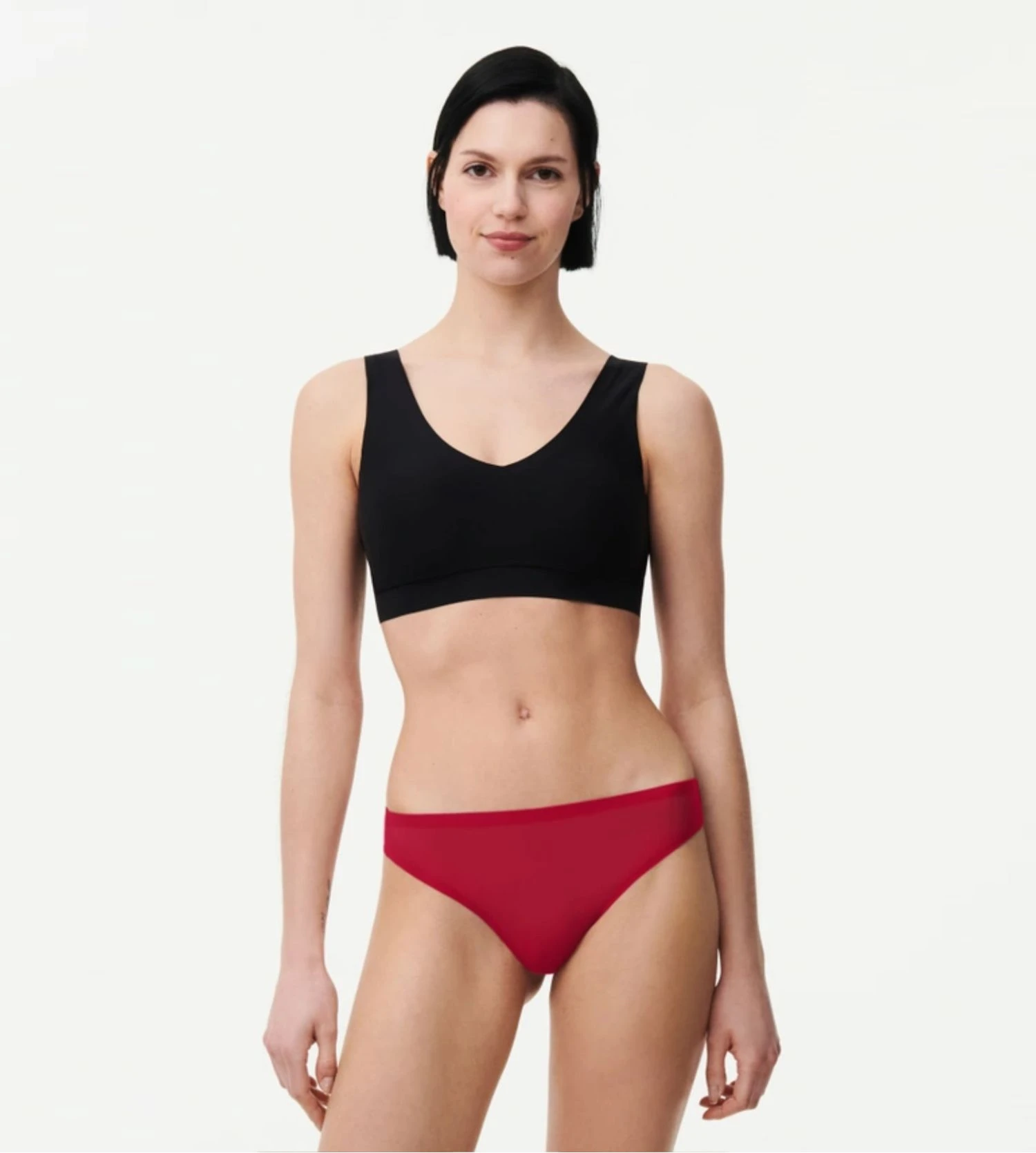 String SoftStretch Rouge Passion Chantelle String SoftStretch Rouge Passion -Lingerie Sipp Boutique softstretch string 0me rouge passion 3