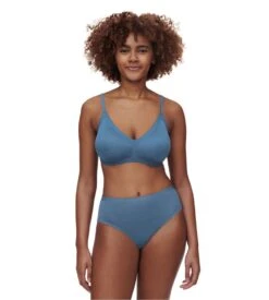 Chantelle String Taille Haute Softstretch Stripes Bleu Jeans -Lingerie Sipp Boutique softstretch string taille haute 00c bleu jeans 5