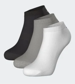 Eden Park Lot De 3 Socquettes Sneakers Noir / Gris / Blanc