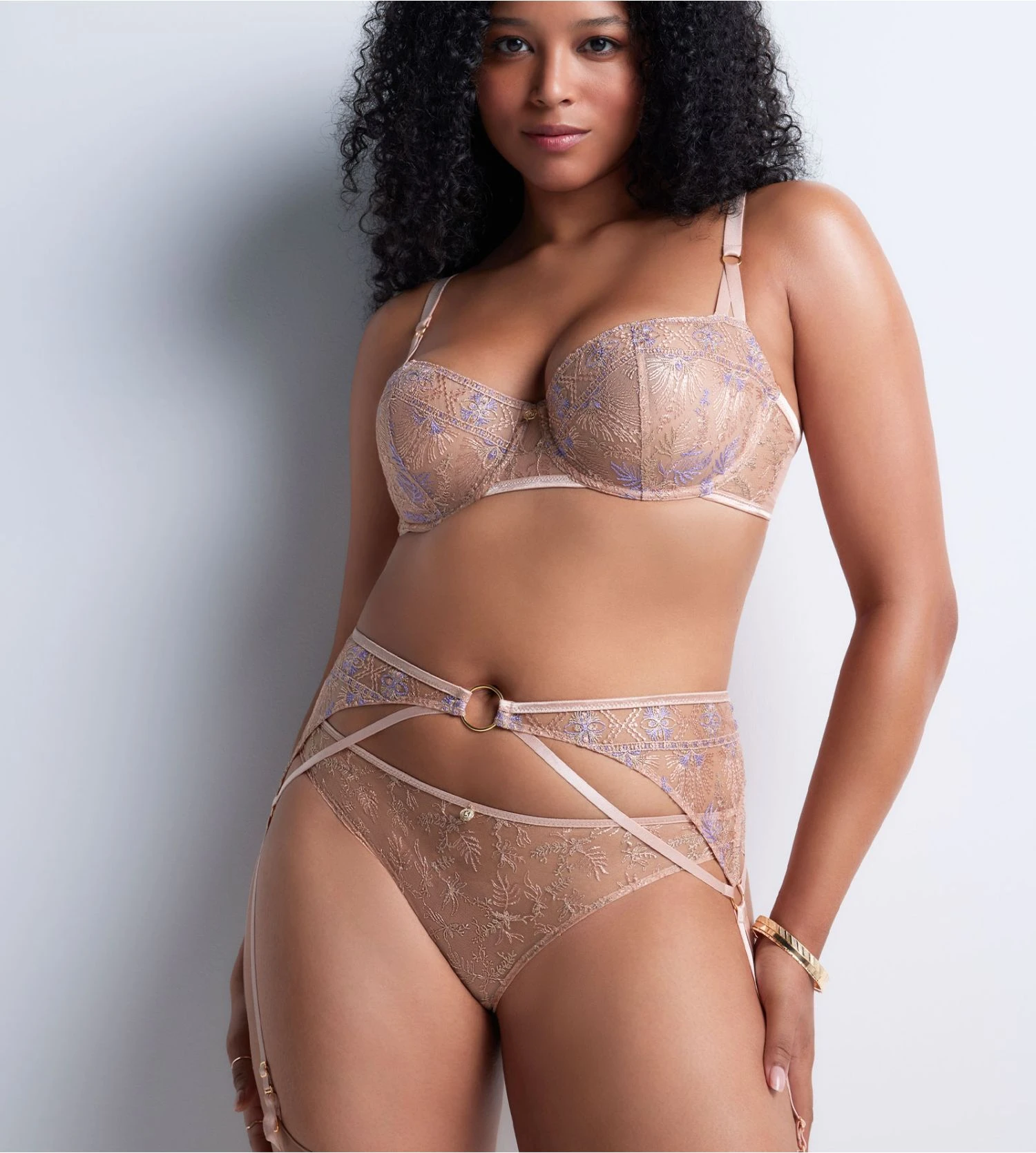 Porte-jarretelles Sound of Heart Lavender Aura Aubade Porte-jarretelles Sound Of Heart Lavender Aura -Lingerie Sipp Boutique sound of heart pj lavender aura 6