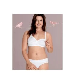ANITA Soutien-gorge D'allaitement Sans Armatures Maternity BLANC -Lingerie Sipp Boutique soutien gorge allaitement sans arm 666blanc 2
