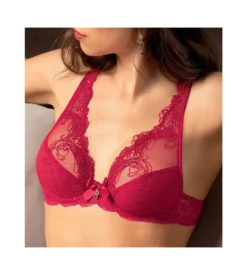 Soutien-gorge Triangle Glam Soir De Venise Rouge 2 Soutien-gorge Triangle Glam Soir De Venise Rouge -Lingerie Sipp Boutique soutien gorge glam soir de venise 2439 rouge venise 1