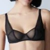 Simone Perele Soutien-gorge Plongeant Manon Noir