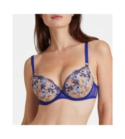Aubade Soutien-gorge Push-up Brodé Idylle à Giverny Les Mots Bleus