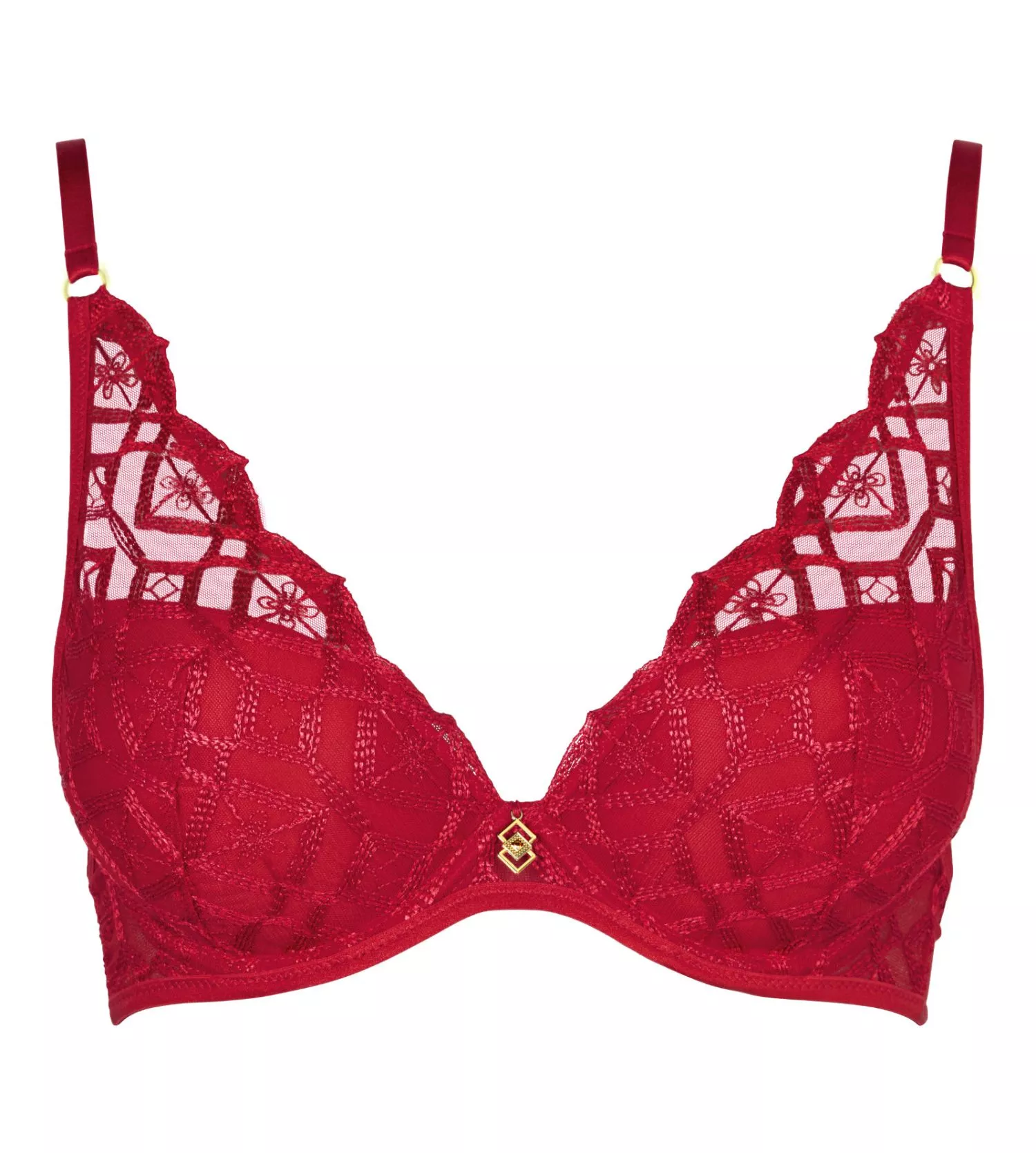 Soutien gorge Plunge Foulard Sense of Illusion Aubade Soutien Gorge Plunge Foulard Sense Of Illusion -Lingerie Sipp Boutique soutien gorge rouge broderie sens of illusion foulard red berry