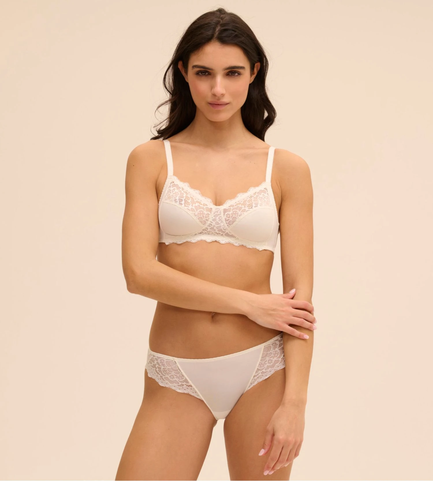 Soutien gorge sans armatures Blanc Caresse Naturel Simone Perele Soutien Gorge Sans Armatures Blanc Caresse Naturel -Lingerie Sipp Boutique soutien gorge sans armatures blanc caresse 5