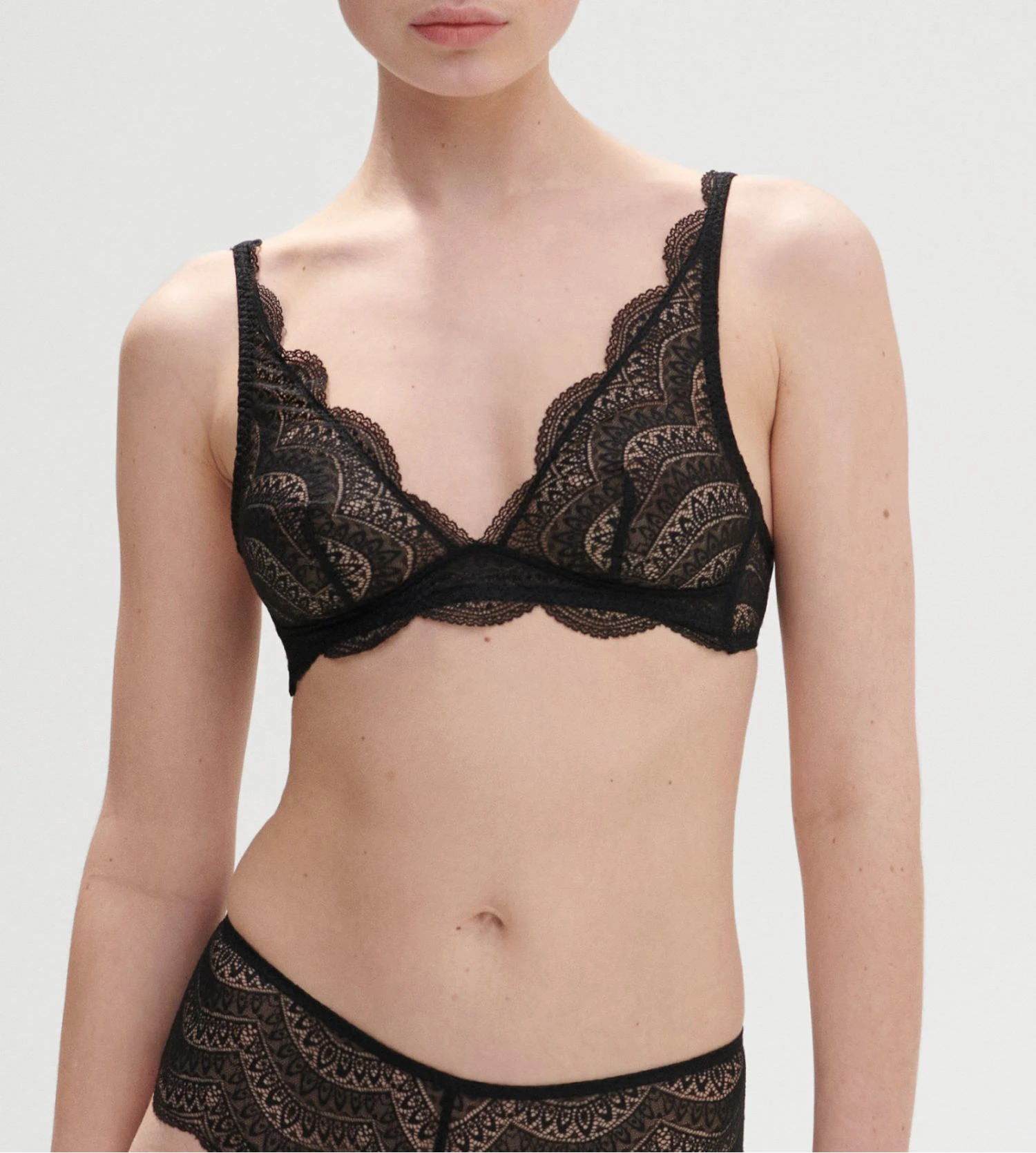 Soutien-gorge sans armatures Karma Noir Simone Perele Soutien-gorge Sans Armatures Karma Noir -Lingerie Sipp Boutique soutien gorge sans armatures noir 015