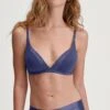 Calida Soutien Gorge Triangle Satiné Cate Cobalt Blue