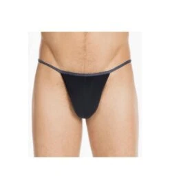 String Plume Pour Homme NOIR