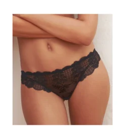Simone Perele String Tanga En Dentelle Rêve Noir