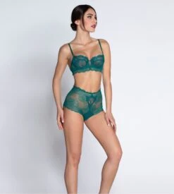 Soutien Gorge Corbeille Sublime En Dentelle Vert Princesse -Lingerie Sipp Boutique sublime en dentelle sg corbeille 4169 vert princesse 5