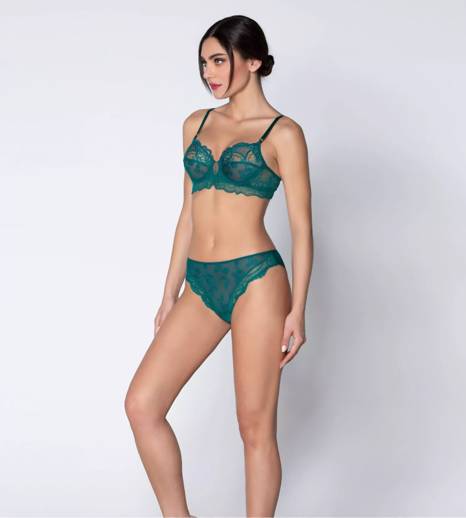 Soutien gorge armatures Sublime en dentelle Vert Princesse Soutien Gorge Armatures Sublime En Dentelle Vert Princesse -Lingerie Sipp Boutique sublime en dentelle sgaa 4169 vert princesse 2