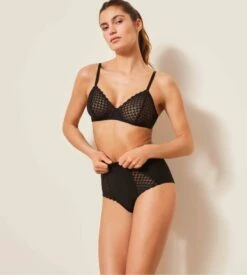 Simone Perele Culotte Gainante Subtile Noir -Lingerie Sipp Boutique subtile gainette noir 015 noir 3