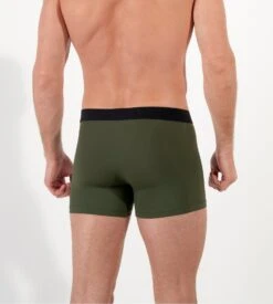 Boxer Uni Homme Seconde Peau Supersoft Vert Kaki -Lingerie Sipp Boutique supersoft boxer briefs 00xd khaki green 00xd khaki green 3
