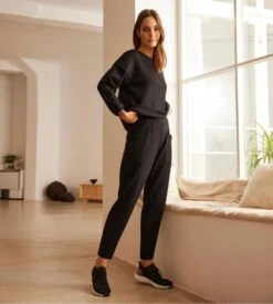 Sweatshirt Col Rond URBAN Noir 4 Sweatshirt Col Rond URBAN Noir -Lingerie Sipp Boutique sweat col rond black 4