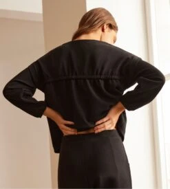 Sweatshirt Col Rond URBAN Noir 5 Sweatshirt Col Rond URBAN Noir -Lingerie Sipp Boutique sweat col rond black 5