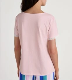 Calida T-shirt Femme Favourites Coats Rose -Lingerie Sipp Boutique t shirt femme 240 rose 3