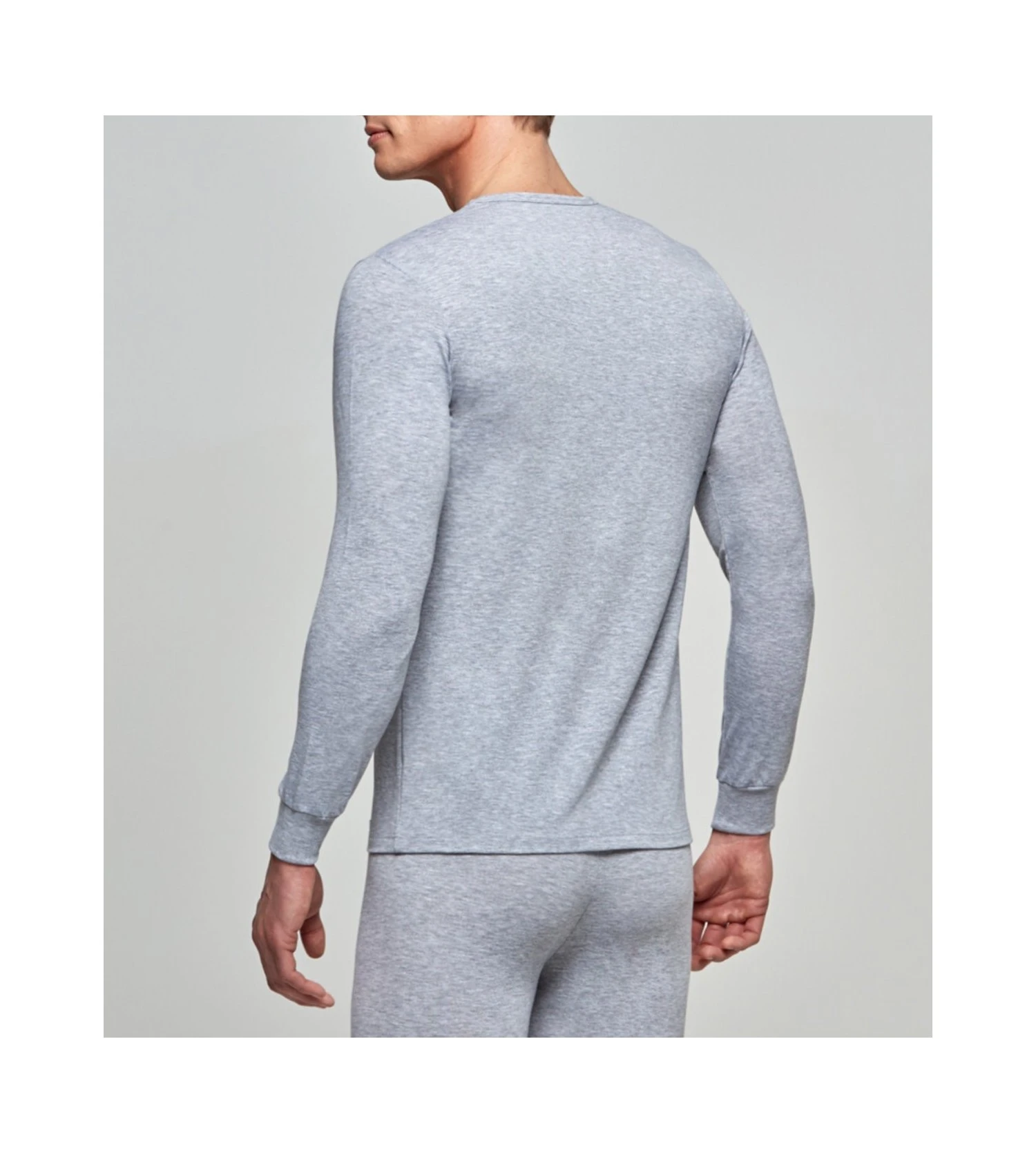 T-shirt ML homme col V Thermo GRIS T-shirt ML Homme Col V Thermo GRIS -Lingerie Sipp Boutique t shirt ml homme col v thermo gris 2