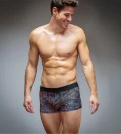 Hom Shorty En Microfibre TANZANIA Black Print -Lingerie Sipp Boutique tanzania boxer trunk p004 black print noir 3