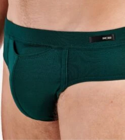 Hom Slip En Lyocell Avec Ouverture HO1 TENCEL SOFT Dark Green 4 Hom Slip En Lyocell Avec Ouverture HO1 TENCEL SOFT Dark Green -Lingerie Sipp Boutique tencel soft slip mini ho1 00dg dark green 4