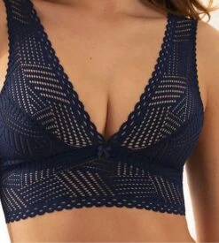 Brassière Séduction Tressage Graphic Tressage Marine -Lingerie Sipp Boutique tressage graphic brassiere seduction 5273 tressage marine bleu 1
