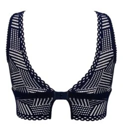 Brassière Séduction Tressage Graphic Tressage Marine -Lingerie Sipp Boutique tressage graphic brassiere seduction 5273 tressage marine bleu 3