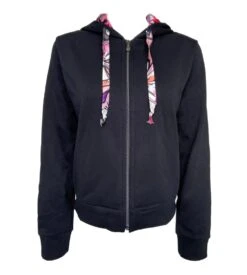 Veste De Jogging Zippée à Capuche Noir