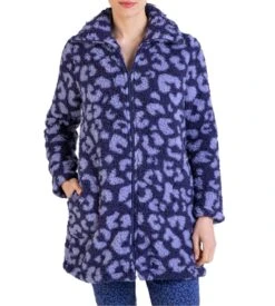 Veste D'intérieur Zippée Bleu