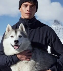 Calida Veste Chaude Homme RMX Lounge Time Off Jeans Mel -Lingerie Sipp Boutique veste h zipee chaude 709 jeans mel 5