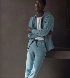 Calida Veste Zippée RMX Lounge Leisure Niagara Blue -Lingerie Sipp Boutique veste zipee jogging 375 niagara blue 5