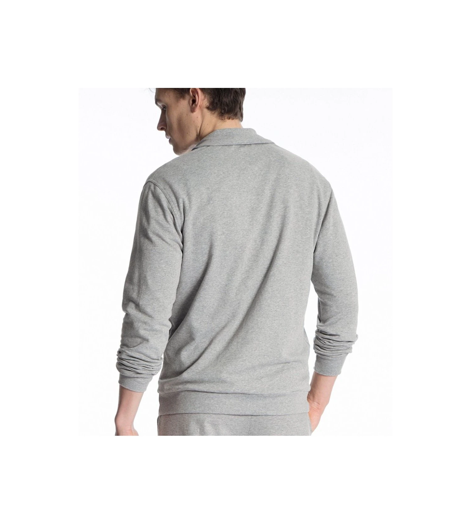 Veste zipée Remix Basic Loungewear CARBON MELE Calida Veste Zipée Remix Basic Loungewear CARBON MELE -Lingerie Sipp Boutique veste zipee remix basic loungewear 991 carbon mele 2