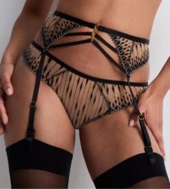 Aubade Porte Jarretelles Voodoo Kiss Millenium Black -Lingerie Sipp Boutique voodoo kiss pj millenium black 5