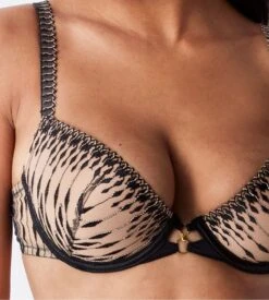 Aubade Soutien Gorge Push Up Voodoo Kiss Millenium Black -Lingerie Sipp Boutique voodoo kiss sg coque plunge millenium black 1