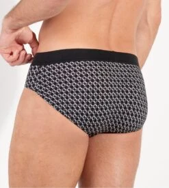 Slip Homme Avec Ouverture Avant Waldorf Imprimé Gris -Lingerie Sipp Boutique waldorf comfort slip mini ho1 gris a motifs 3