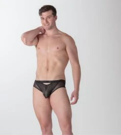 Slip Mini En Tulle Personnal Allure Noir -Lingerie Sipp Boutique woh personnal allure mini noir 3