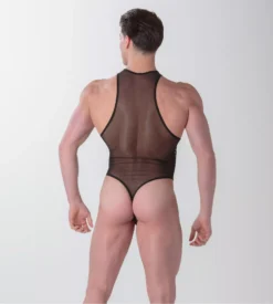 Body String Homme Pure Seduction Noir -Lingerie Sipp Boutique woh pure seduction body string noir 1