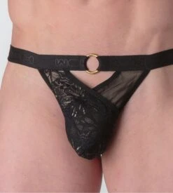 G-string Pure Seduction Noir 5 G-string Pure Seduction Noir -Lingerie Sipp Boutique woh pure seduction g string noir 5
