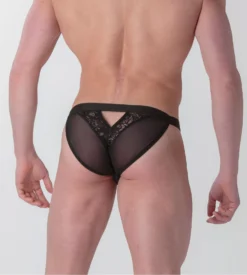 Tanga Homme Micro Pure Seduction Noir -Lingerie Sipp Boutique woh pure seduction tanga micro noir 2