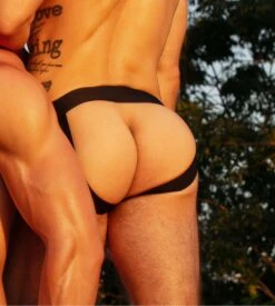 Jockstrap Sexy Fun Noir -Lingerie Sipp Boutique woh sexy fun jockstrap noir 3